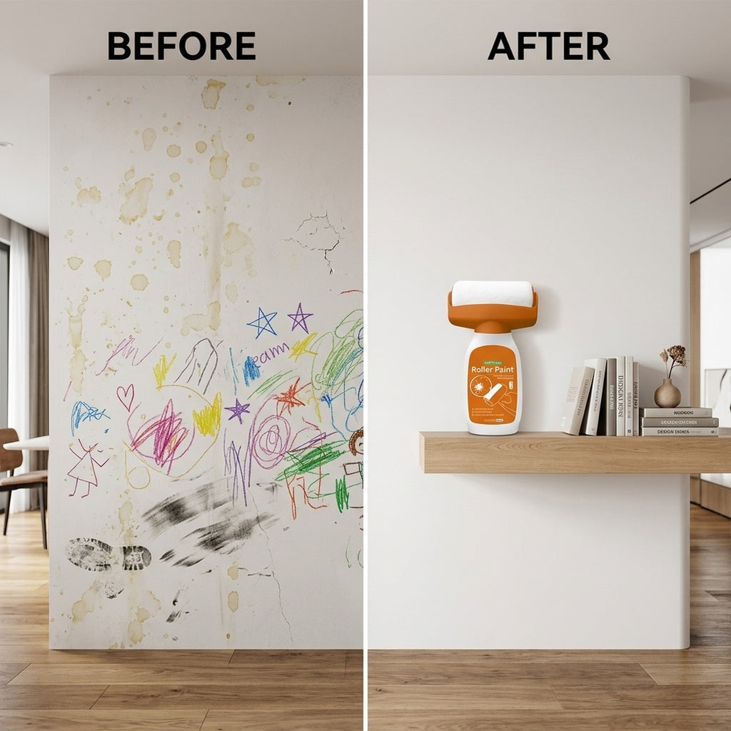 Drum Paint Before and After Transformation