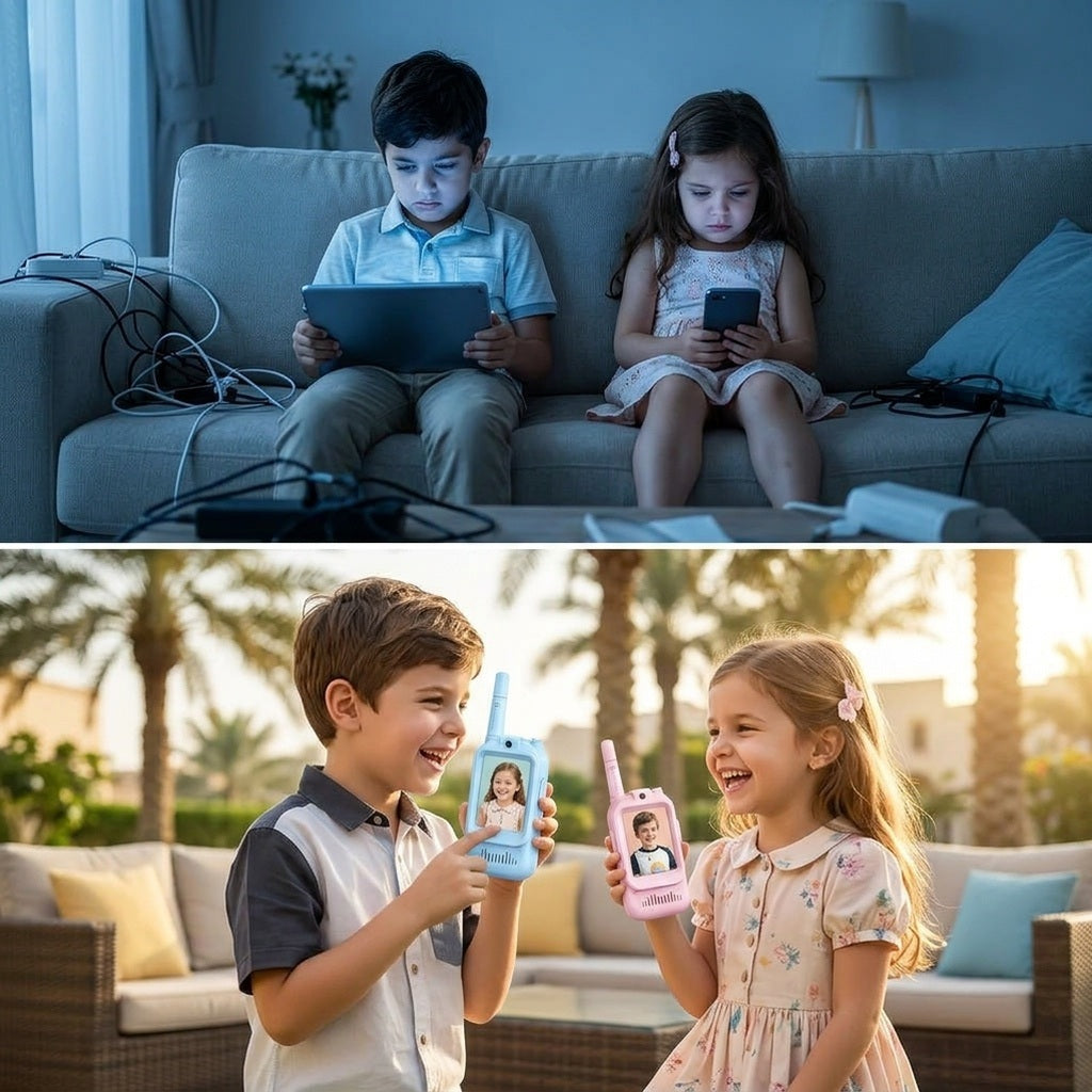 جهاز اللاسلكي الذكي للأطفال مع كاميرا وشاشة فيديو من راحتِي